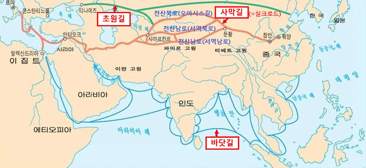 실크로드 이미지