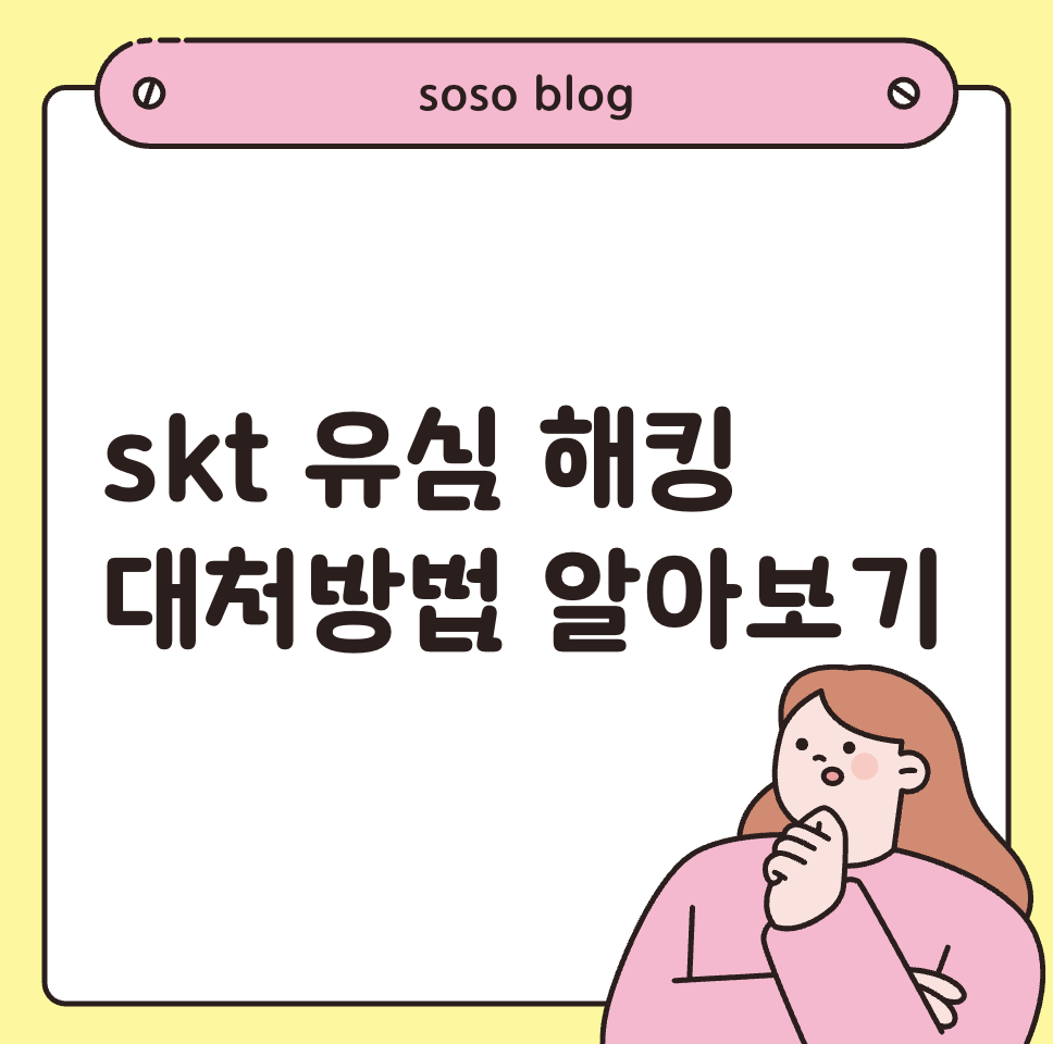 Skt 유심해킹대처방법 알아보기