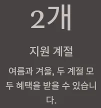 에너지바우처 대상자 확인방법 - 지원계절