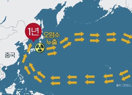 후쿠시마 방사능 오염수 동해안 영향