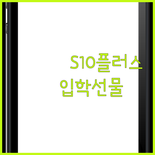 입학 선물로 갤럭시탭 S10 플러스 