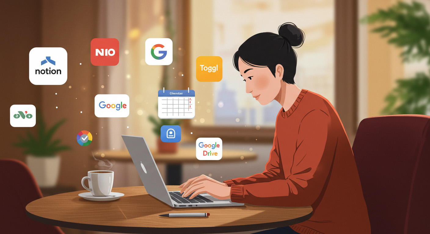 노마드를 위한 생산성 앱 TOP 5: 전 세계 어디서든 일 잘하는 비법