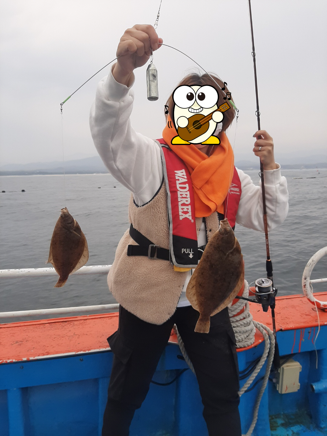  주문진 배낚시 경민호 (선상낚시,체험낚시) 최근 가자미 조항 입니다