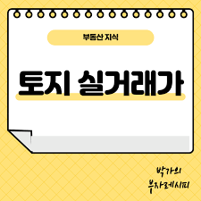  토지 실거래 공시지가와 실거래가 간의 관계, 그 의미는?