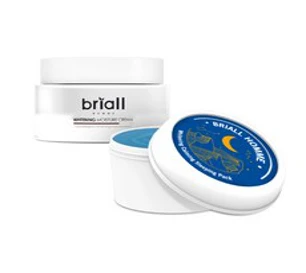 브리올옴므 미백기능성 각질관리 수분크림 100ml + 슬리핑팩 50ml&#44; 1세트
