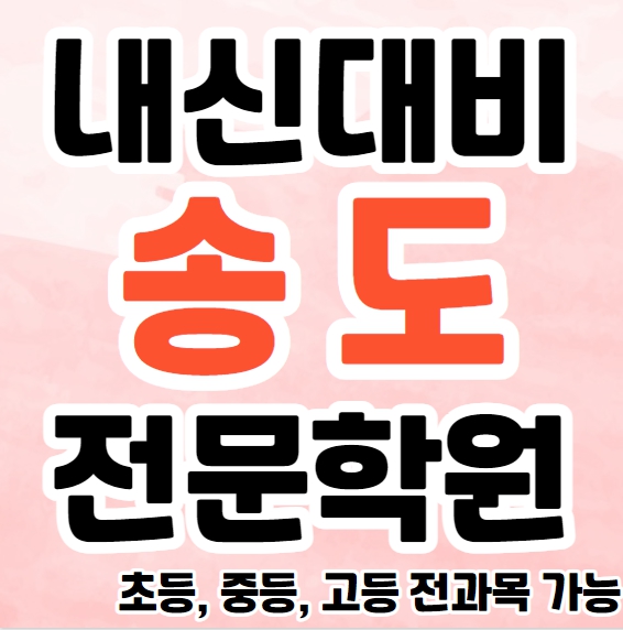  송도동 과학학원 추천 중등 웰카운티 고등 국어학원 초등 공부방 내신 수능 소수정예학원