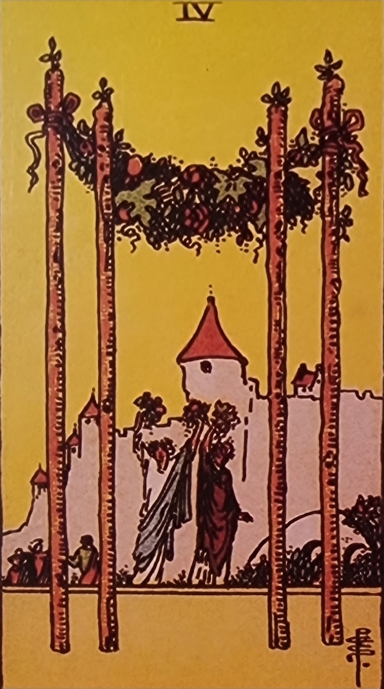  4 OF WANDS 완드4