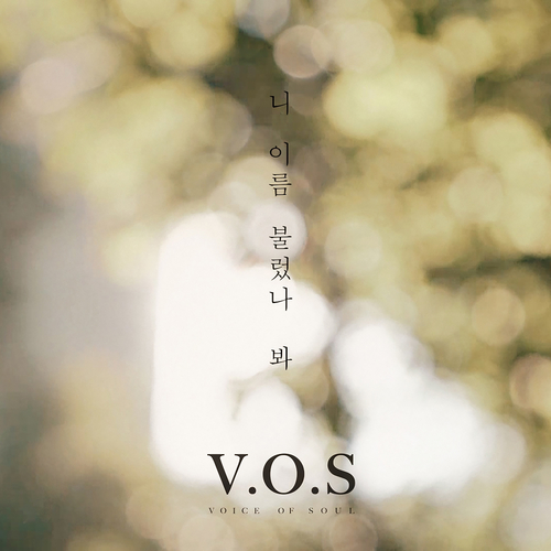  V.O.S 니 이름 불렀나 봐 듣기/가사/앨범/유튜브/뮤비/반복재생/작곡작사