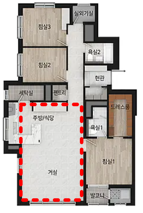 타워형 타입 내부 이미지