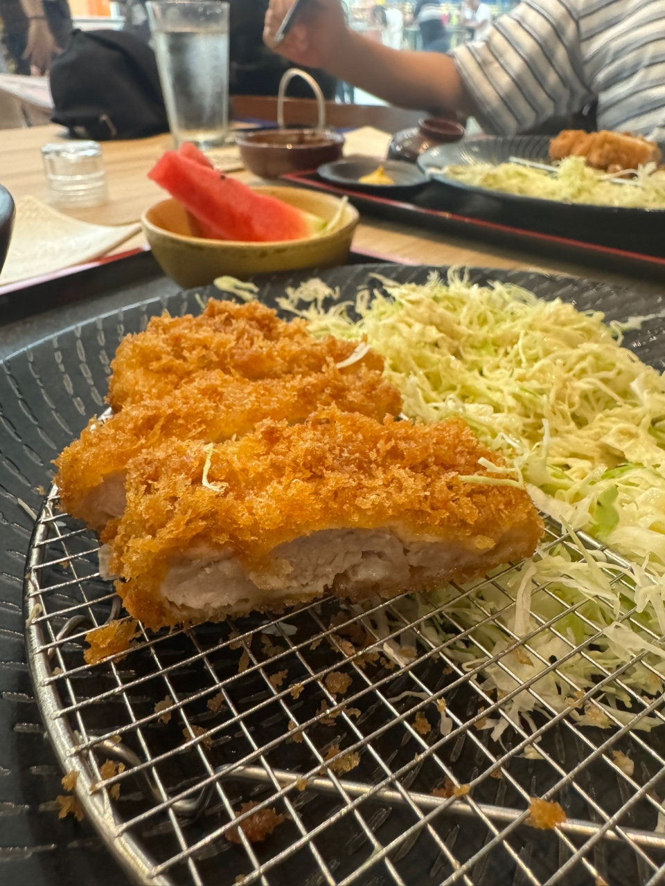 Yabu 로스카츠의 속살의 모습