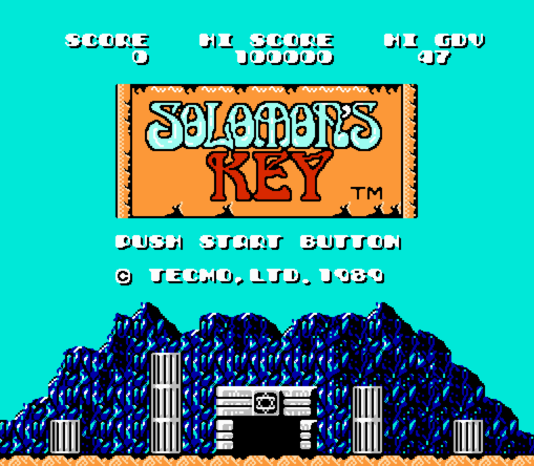  NES ROMS - Solomon's Key (EUROPE / 유럽판 롬파일 다운로드)