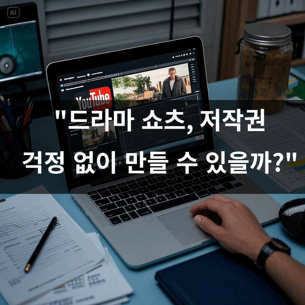 드라마 쇼츠, 저작권 걱정 없이 만들 수 있을까?