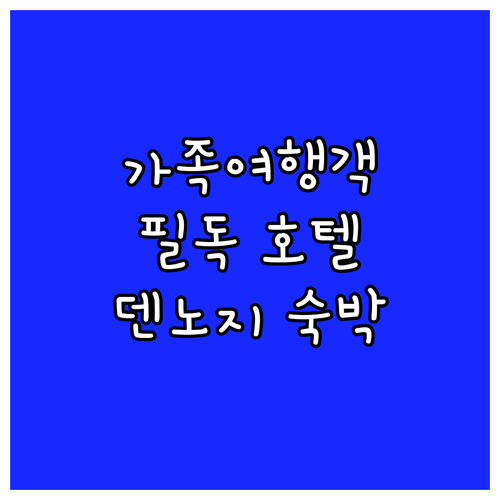 가족 여행객 필독! 오사카 덴노지 인