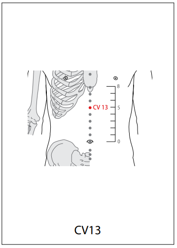 임맥 (CV) > CV13 상완 (上脘) 1