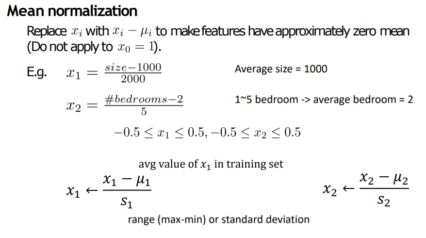 3. Linear Regression multiple variable (2) - gradient descent