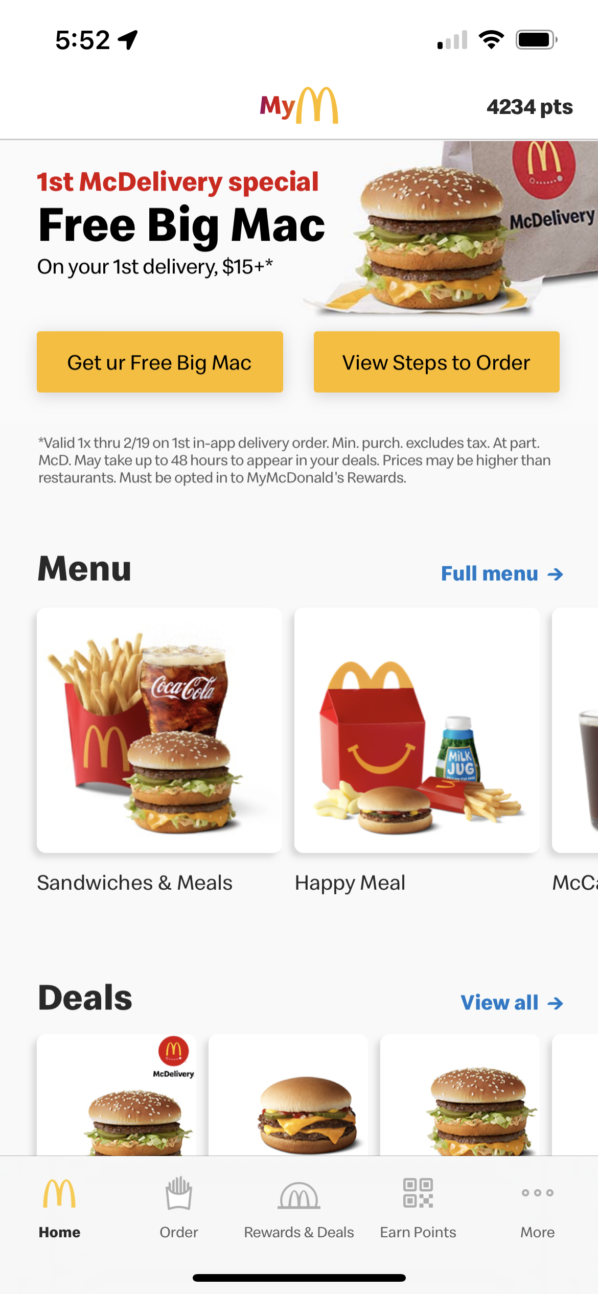 맥도날드 앱