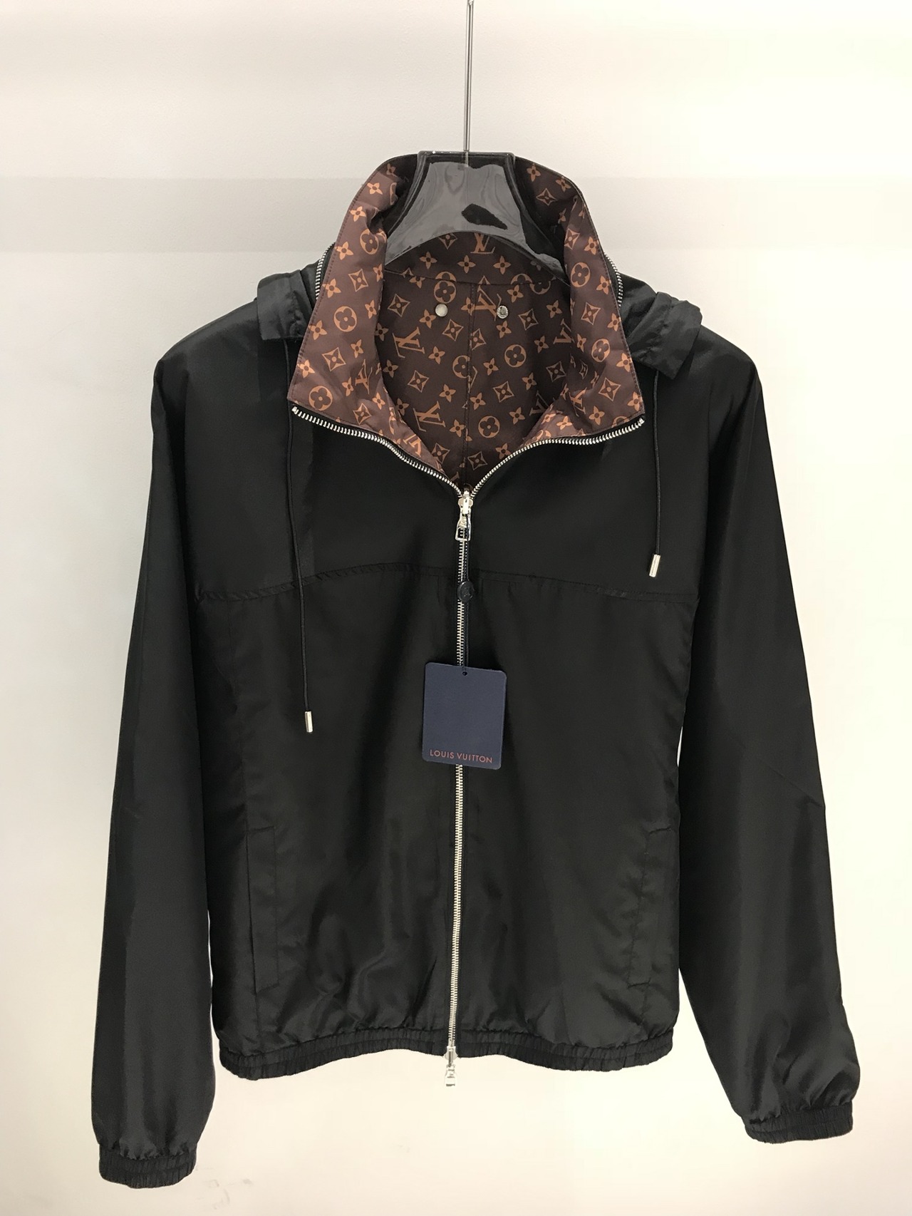  [LOUIS VUITTON] 루이비통 모노그램 리버서블 후드 집 자켓