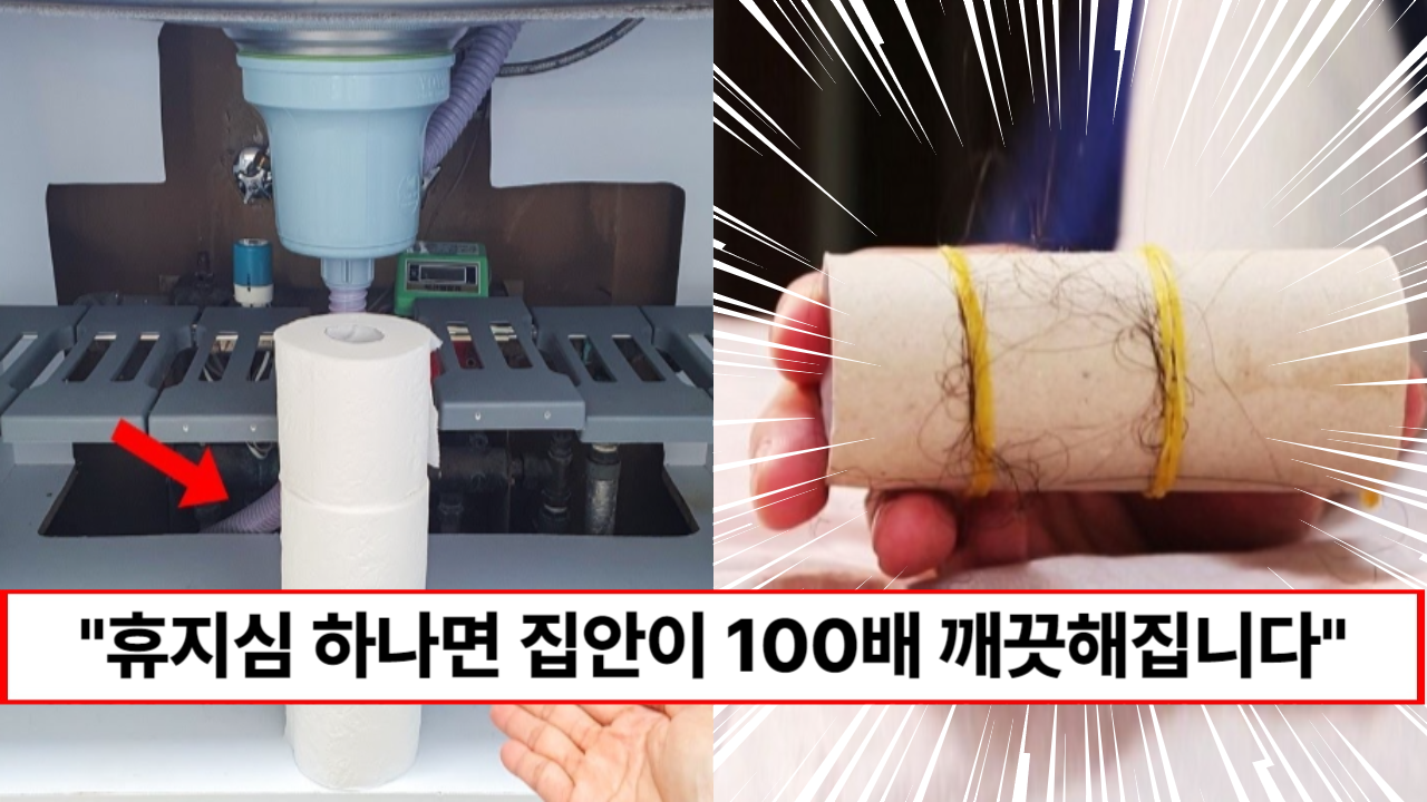 “휴지심 하나면 집안이 깨끗해집니다” 휴지심을 버리지 않고 집안을 깨끗하게 만드는 방법 6가지