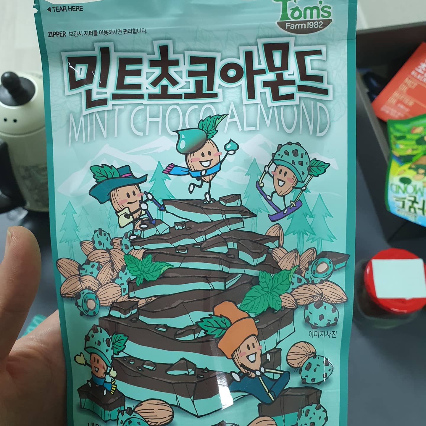  민초단을 위한 아몬드 민트초코 아몬드 후기