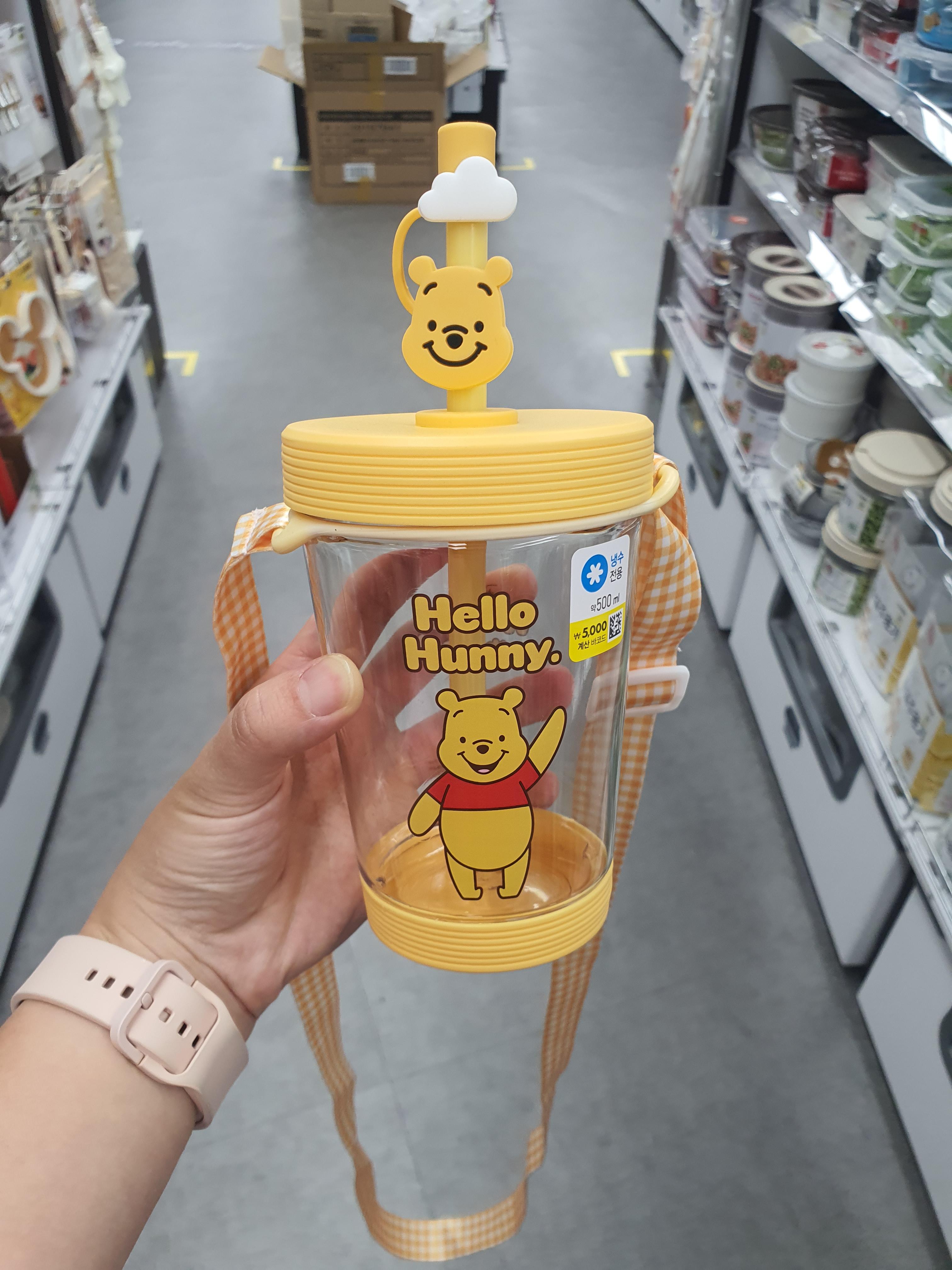 다이소-물병파우치-텀블러-물통-빨대컵-물병스트랩