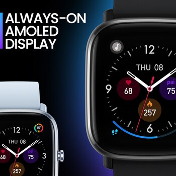  신제품 2022 Amazfit GTS 2 미니 새 버전 스마트 워치 수면 모니터링 68 + 스포츠 모드 iOS를위한 안드로이드에 대한 스마트 시계