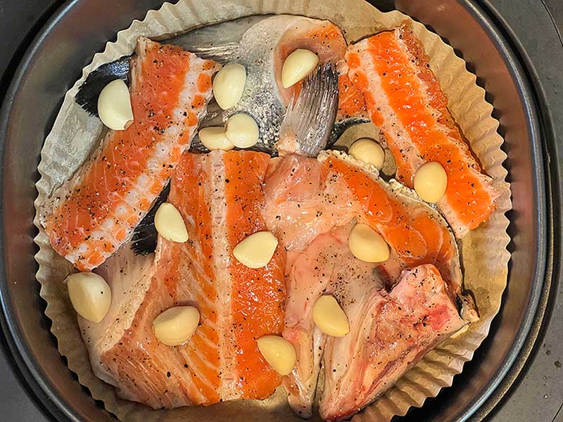 연어 헤드 에어프라이어 에어프라이어 로스트 초간단 레시피