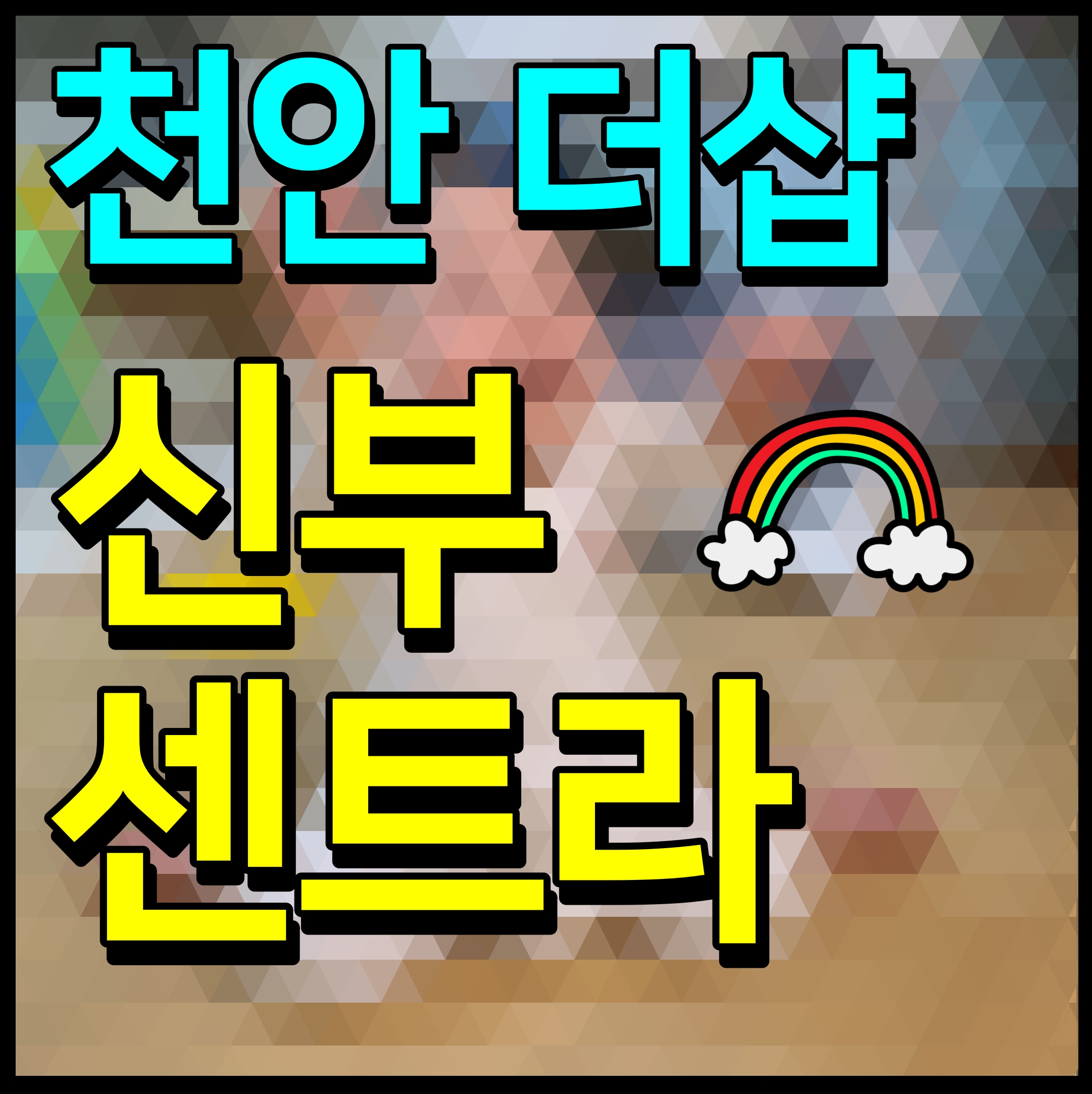  천안 더샵 신부센트라 아파트 분양 정보