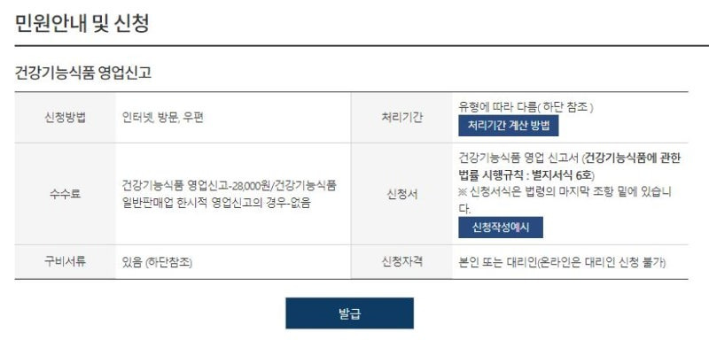 영업신고서 온라인 쉽게 발급받는 방법