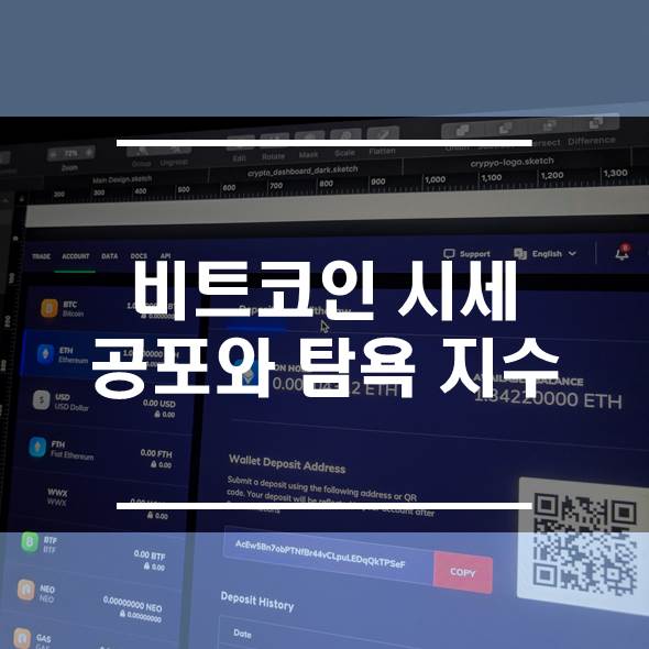  아는 사람만 아는 비트멕스의 비트코인 시세와 공포 탐욕 지수 확인하는 방법
