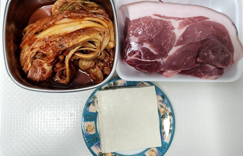 김치찌개 재료