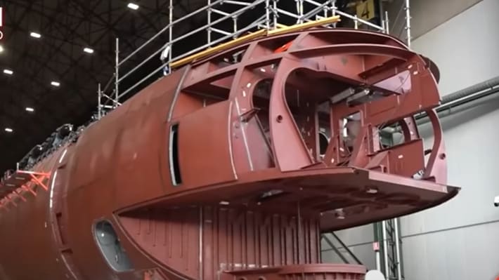 30억 불짜리 공격용 잠수함은 어떻게 만들어지나 VIDEO: 3 billion attack submarine manufacturing process