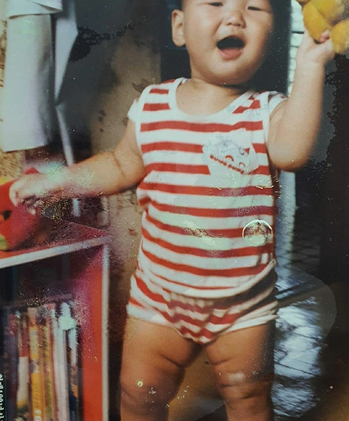  하승진 유년 시절 사진