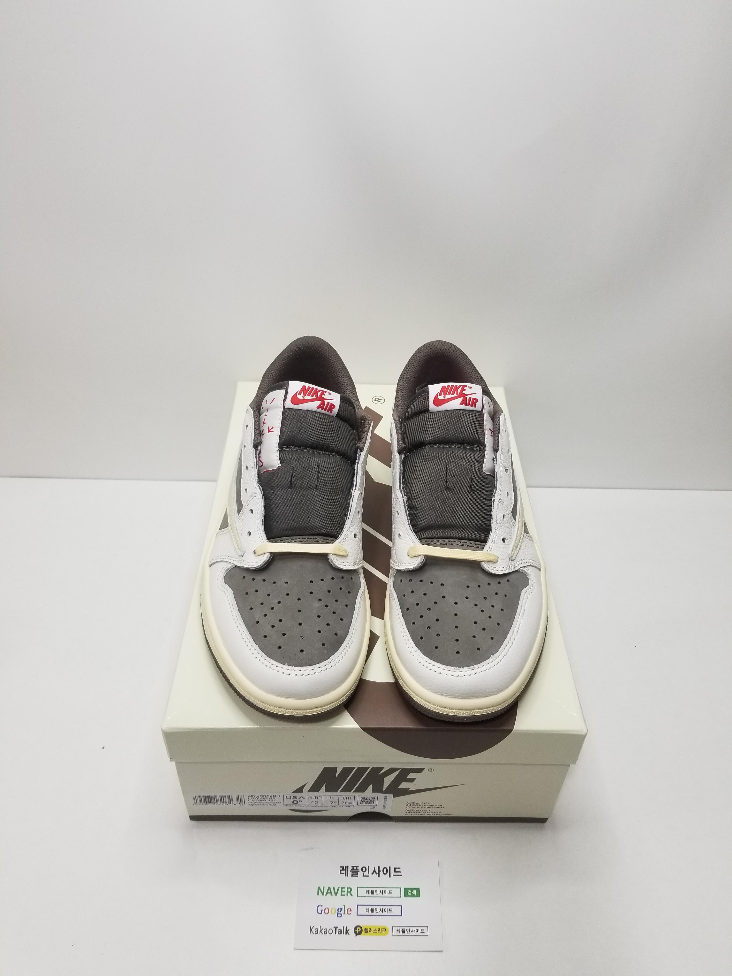  [AIR JORDAN] 트래비스 스캇 x 에어조던1 로우 리버스 모카 DM7866-162 남녀공용 (OG공장)