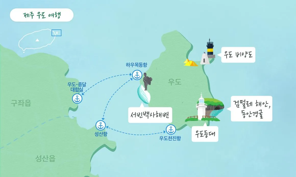 우도 여행 제주도 우도 배편 시간 요금_2