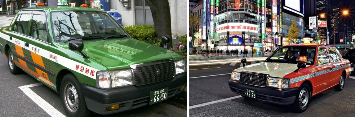 도쿄 택시 사진
