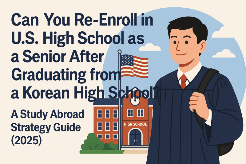 Can you re-enroll in U.S. high school after graduating from Korea – Study abroad planning 2025