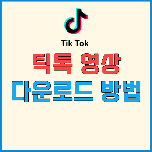  쉽고 빠르게 틱톡 영상  PC로 다운받는 방법 - TikTok 영상 PC 다운로드 프로그램