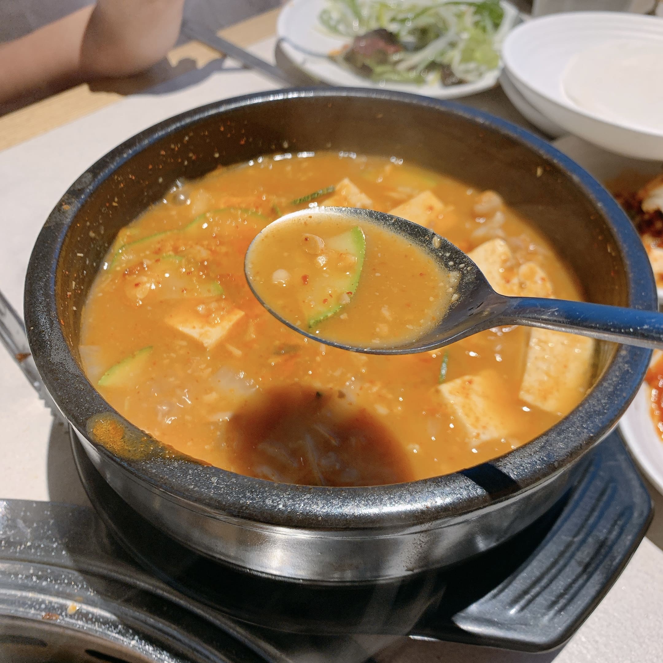 진갑산 된장찌개 한 숟가락