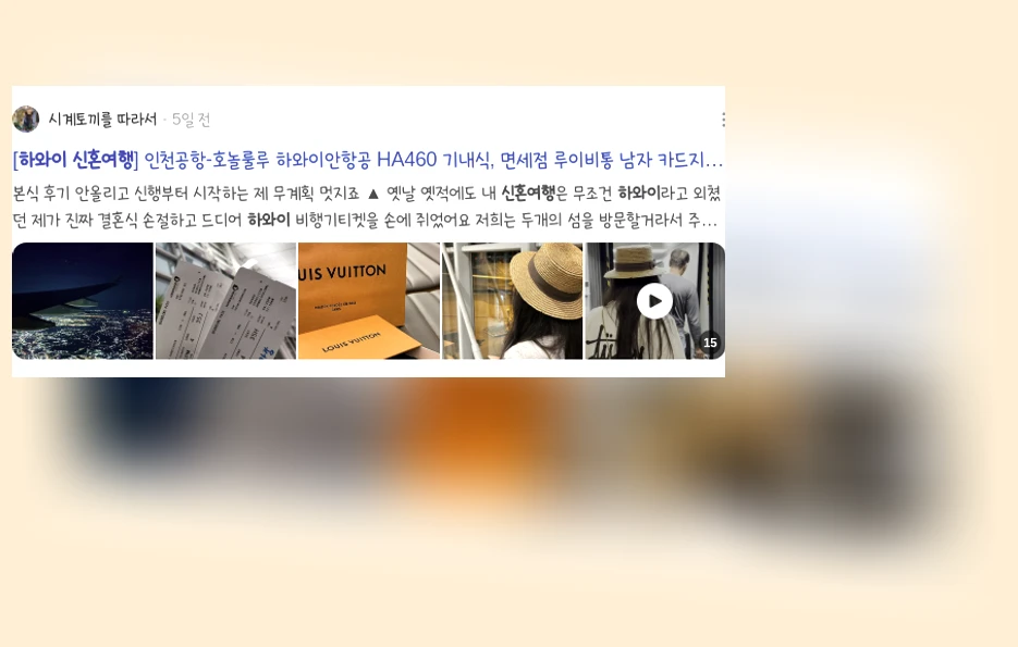 하와이 신혼여행_3_subsection
