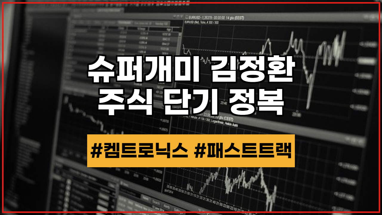 슈퍼개미 김정환의 주식 단기 정복 (켐트로닉스)