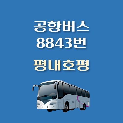 썸네일-평내호평-인천공항-8843번-공항버스-정류장-위치-배차시간-이용요금