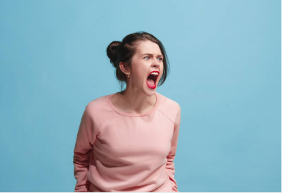 reaction of anger