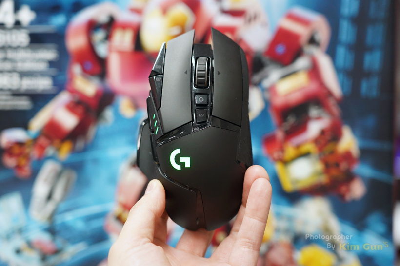  로지텍 G502 라이트스피드 무선 게이밍 마우스와 파워플레이 조합 사용 후기