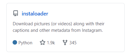 [Python] 파이썬으로 인스타그램 사진, 동영상 다운받기