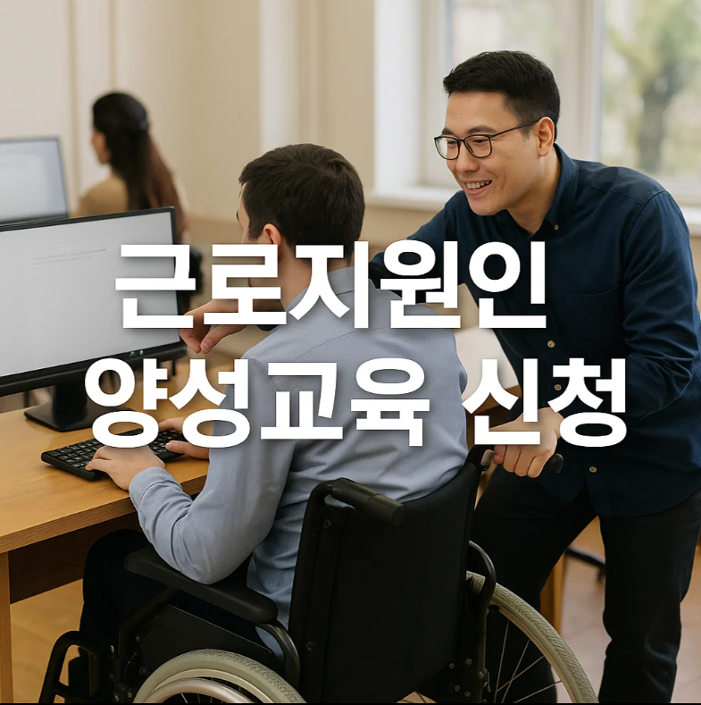 근로지원인 양성교육 신청