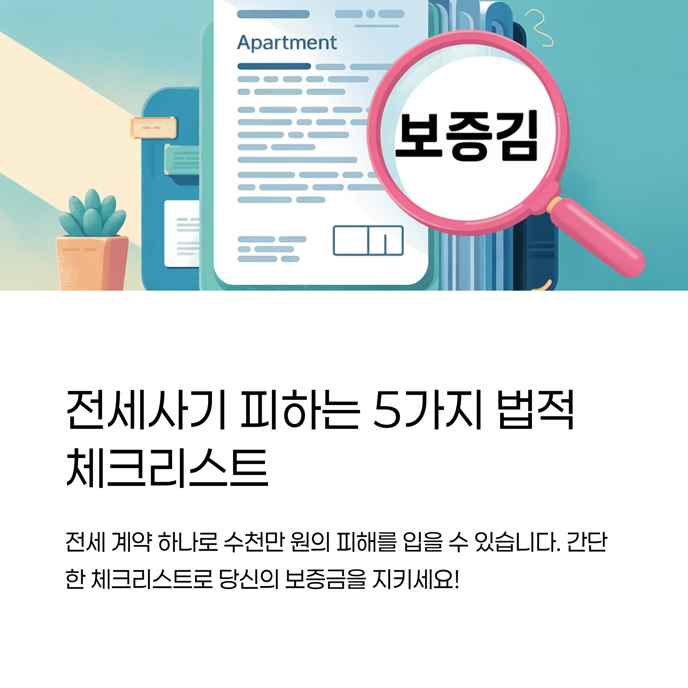 체크리스트5가지