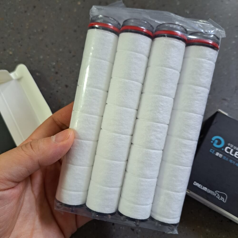 대림바스 디클린 샤워필터 포장모습