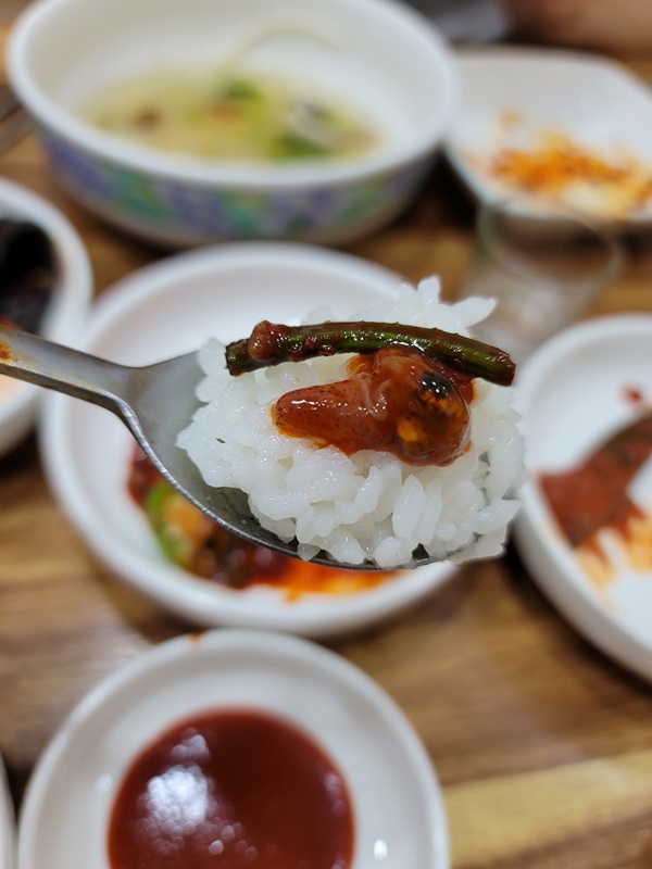 송학낙지회관 - 꼴뚜기 젓