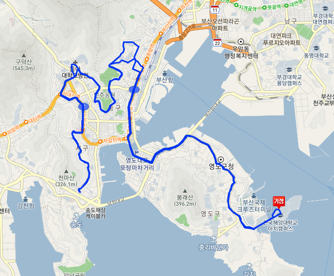 부산 190번 버스노선 시간표 2