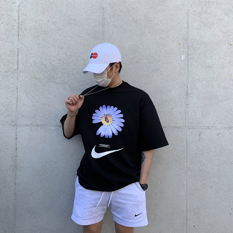  나이키 오버핏 반팔티  블랙넘버 GD 파라노이즈 반팔티